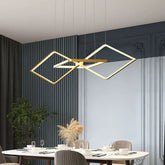 Lampadari sala pranzo moderno cornice diamante elegante - clowasit.com